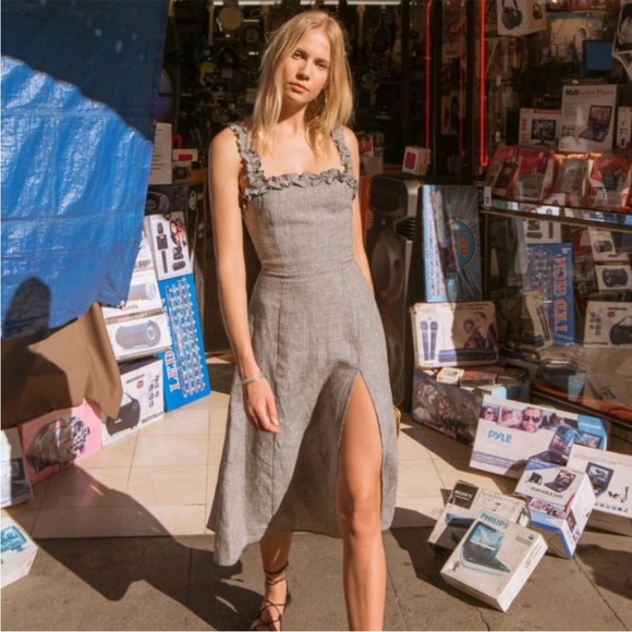 Reformation lavender dress in Boston check size 6 - Picture 5 of 10